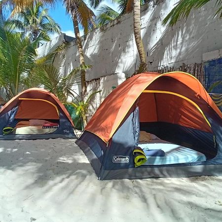 Chavez Eco Beach Camping And Cabanas Tulum Exterior foto