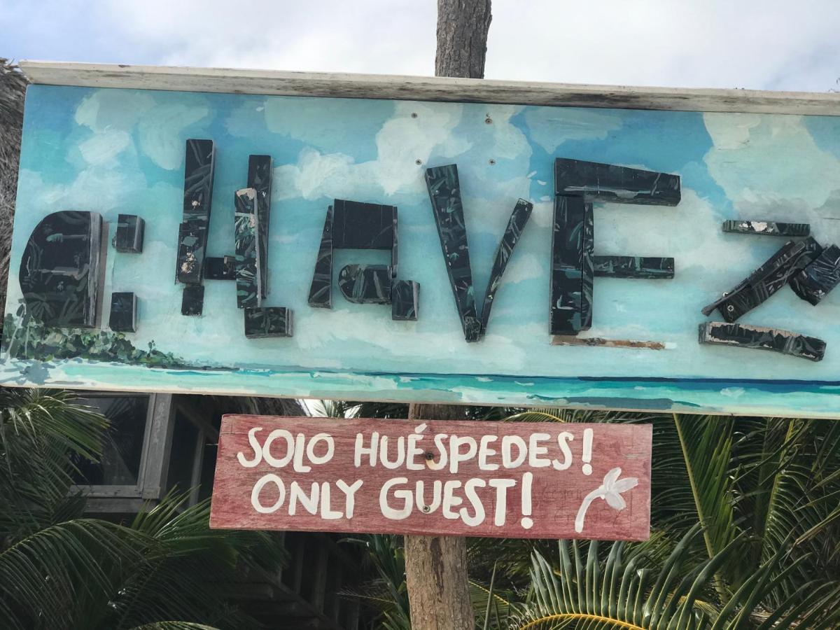 Chavez Eco Beach Camping And Cabanas Tulum Exterior foto