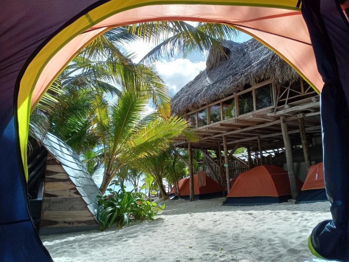 Chavez Eco Beach Camping And Cabanas Tulum Exterior foto